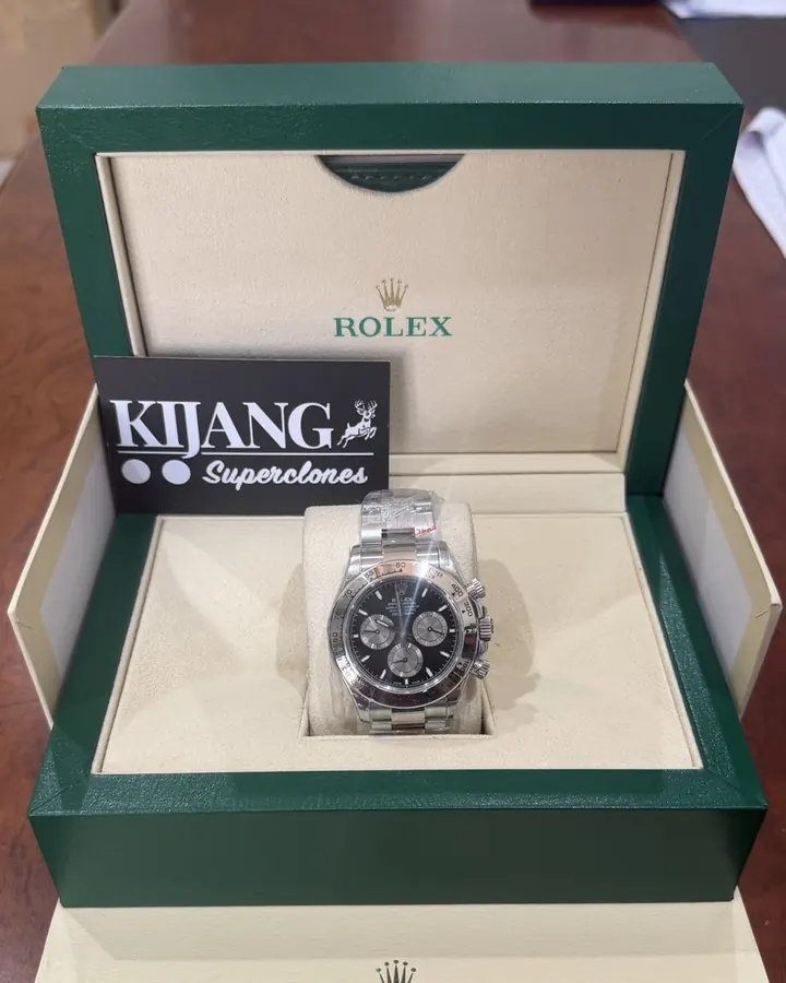 Daytona Steel Black Silver Subdials QC photo